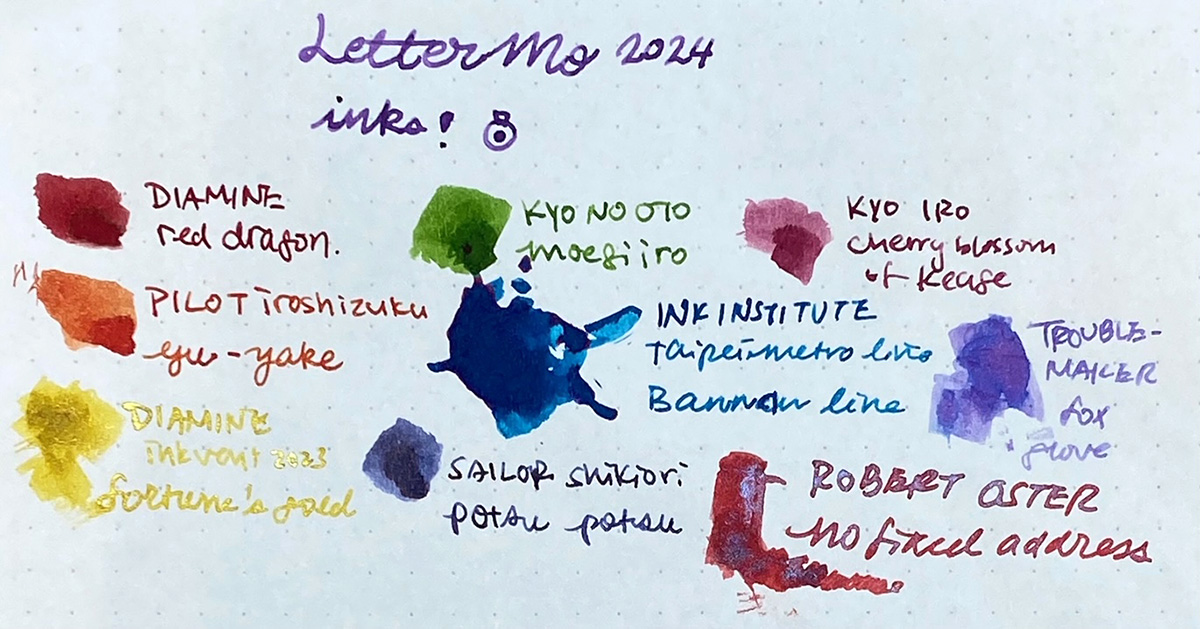 Mollo Paper Inks Inks for Correspondences! – LetterMo